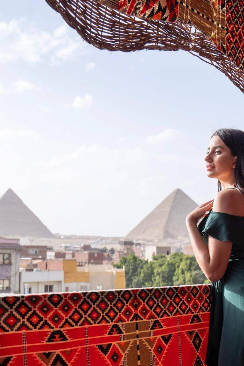 Majestic View Pyramids Inn Kafret el-Gabal Eksteriør bilde